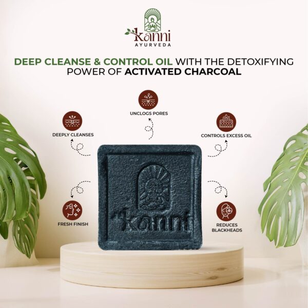Charcoal Detoxify Soap (for Exfoliation & Oil Control)
