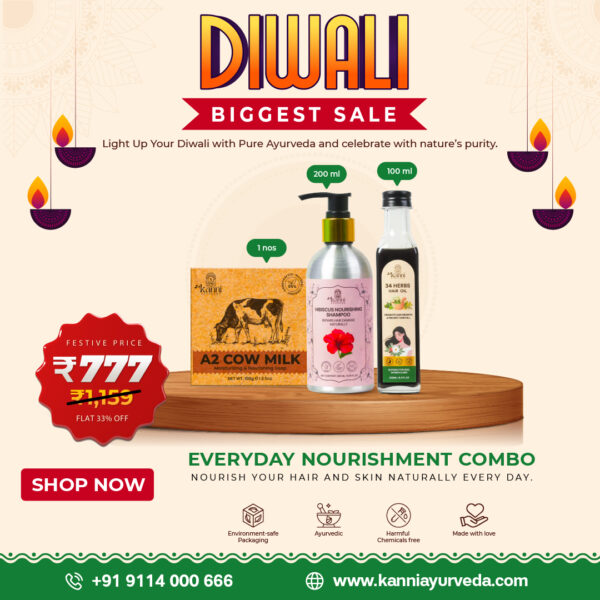 Diwali Self-Care Combo – Ayurvedic Daily Essentials